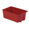 18" L x 12.3" W x 8" Hgt. Red Plexton® Stack-N-Nest® Fiberglass Pan