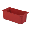 20" L x 10" W x 9" Hgt. Red Plexton® Stack-N-Nest® Fiberglass Pan