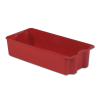 27" L x 13" W x 7" Hgt. Red Plexton® Stack-N-Nest® Fiberglass Pan