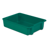 30" L x 23" W x 8" Hgt. Green Plexton® Stack-N-Nest® Fiberglass Pan