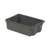 20" L x 12" W x 6" Hgt. Gray Polylewton® Stack-N-Nest® Container