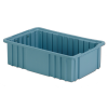 16-1/2" L x 10-7/8" W x 5" Hgt. Light Blue Divider Box