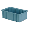 16-1/2" L x 10-7/8" W x 6" Hgt. Light Blue Divider Box