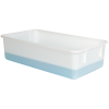 White Polypropylene Tote Box - 19-1/4" L x 11-1/2" W x 5-1/8" Hgt.