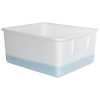 Natural Polypropylene Tote Box - 15-1/4" L x 13" W x 7-1/8" Hgt.