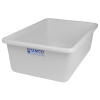 24" L x 16" W x 8" Hgt. White Polyethylene Tamco® Tote Pan