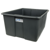 24" L x 20" W x 12" Hgt. Slate Gray Polyethylene Tamco® Jumbo Tote Pan