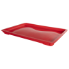 24" L x 16" W x 1-1/2" Hgt. Red Dough Tray Lid