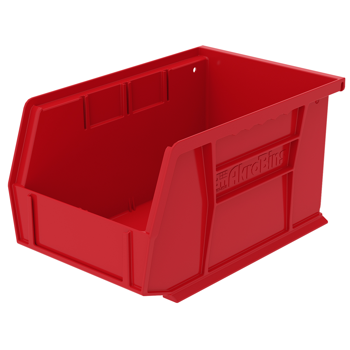 91/4" L x 6" W x 5" Hgt. OD Red Storage Bin U.S. Plastic Corp.