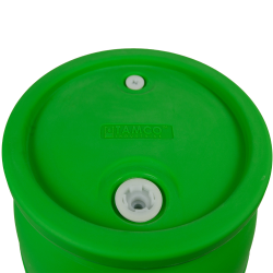 30 Gallon Green Tamco ® Closed Head Drum with 3/4" & 2" NPS Bungs