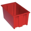 18" L x 11" W x 9" Hgt. Red Quantum® Stack & Nest Tote