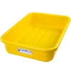 20-3/4" L x 15-1/2" W x 5-1/4" Hgt. Yellow Polyethylene Tamco® Tote Pan