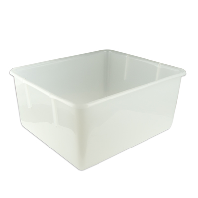 Natural Polypropylene Tote Box 15-1/4