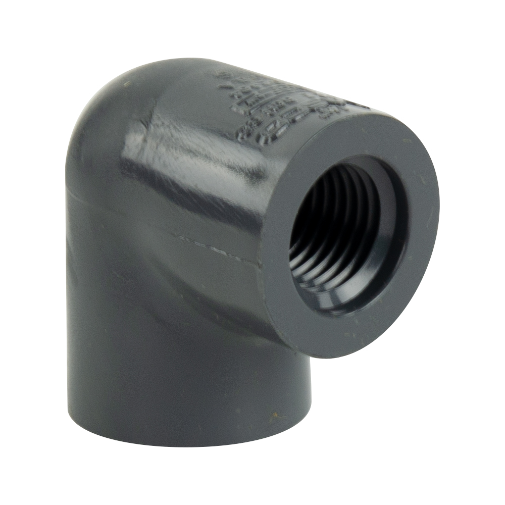 Schedule Gray Pvc Threaded Elbow U S Plastic Corp