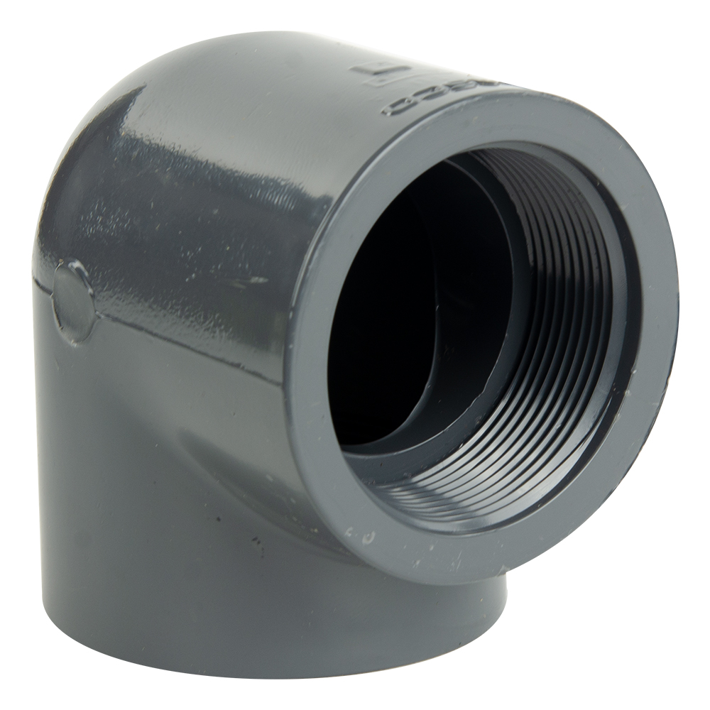 Schedule Gray Pvc Threaded Elbow U S Plastic Corp