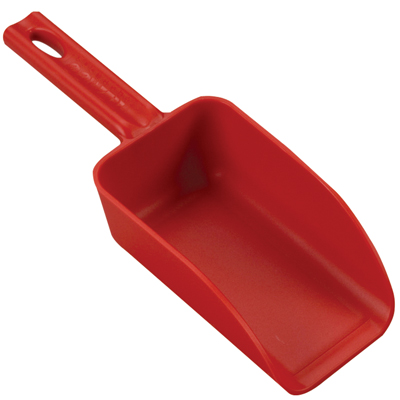 16 oz. Mini Red Scoop - 10-1/2” L x 3-1/4” W x 2” Hgt. | U.S. Plastic Corp.