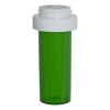 8 Dram Green Vial with Reversible Cap