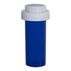 8 Dram Blue Vial with Reversible Cap