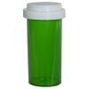 40 Dram Green Vial with Reversible Cap