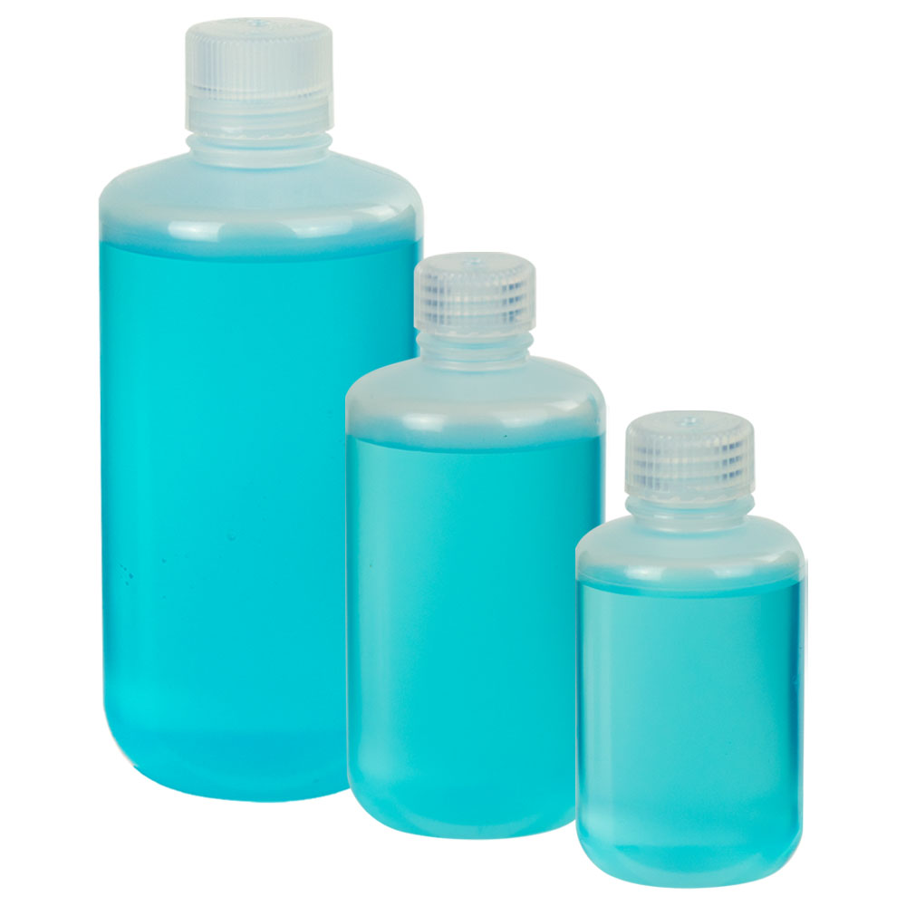 Thermo Scientific™ Nalgene™ Narrow Mouth Economy Polypropylene Bottles With Caps Us Plastic 