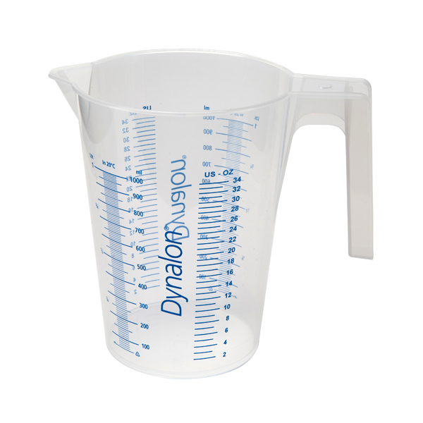 1000ml Graduated Polypropylene Beaker With Handle U S Plastic Corp