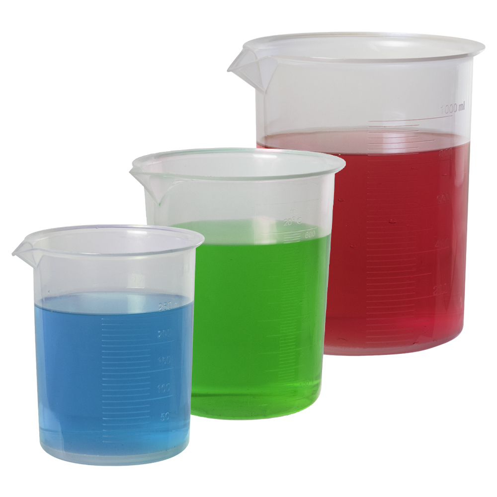 1000ml Griffin Style Polypropylene Beaker U S Plastic Corp