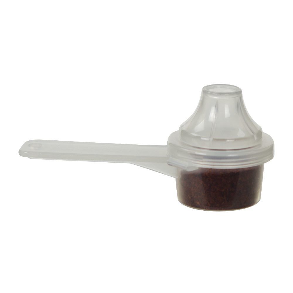 38-400 Flip Top Cap with Pressure Sensitive Liner - 7.62mm Round Orifice