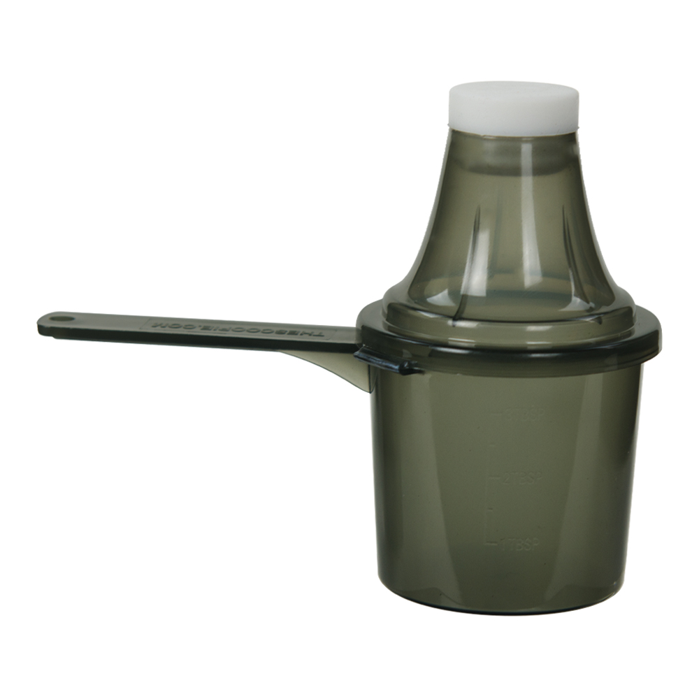 11cc Clear Polypropylene Scoop with Attached Funnel