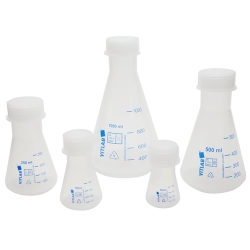 Erlenmeyer Flasks with Screw Closures