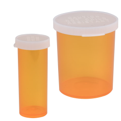 Amber Polypropylene Snap Cap Vials