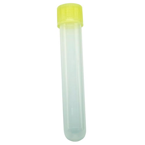 15mL Kartell® Polypropylene Test Tube with Yellow Screw Closure - Case ...