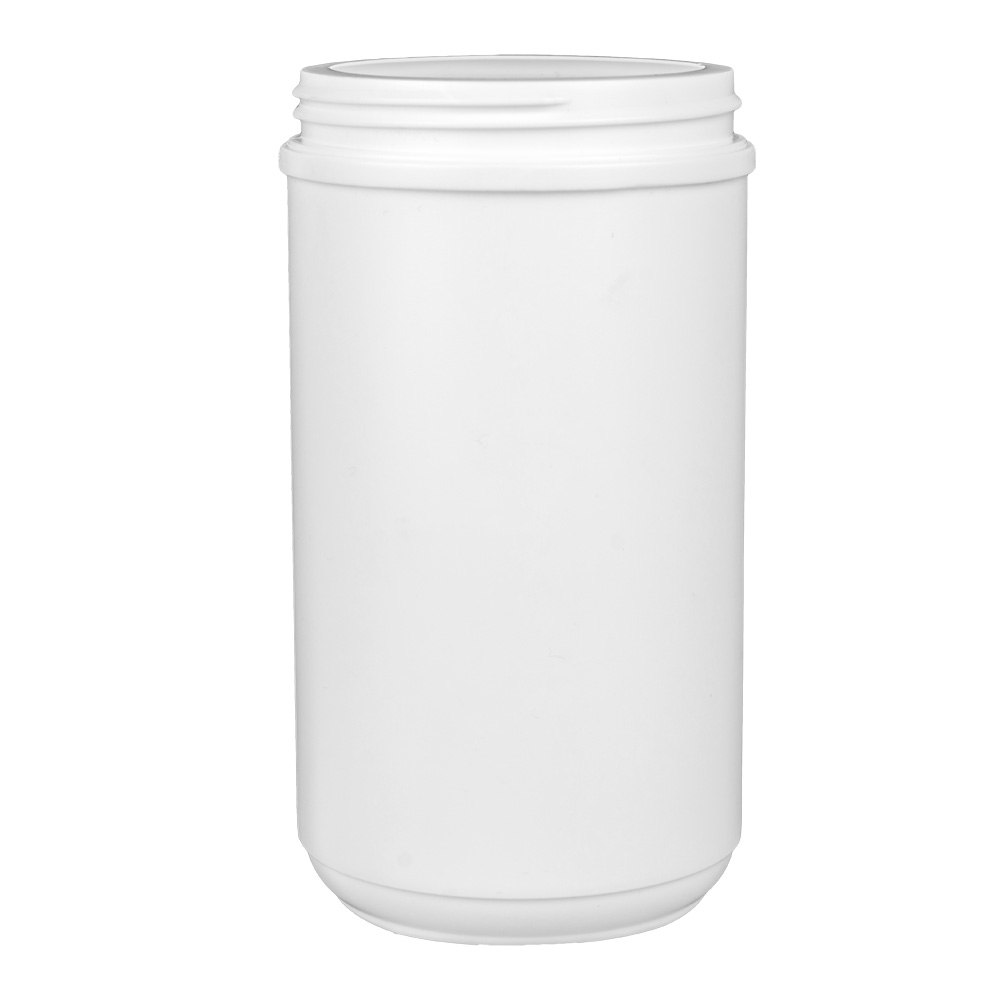 32 oz. HDPE White Canister with 89mm Neck (Lid Sold Separately) | U.S ...