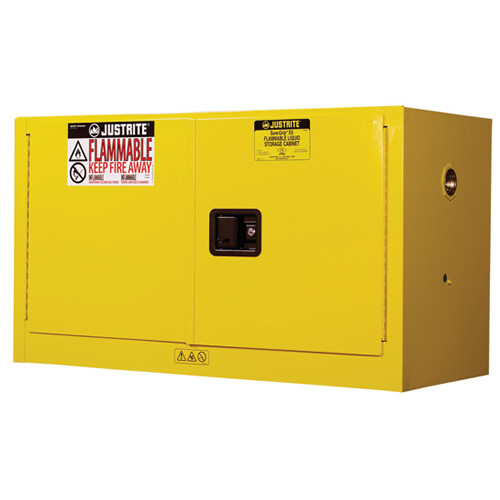 17 Gallon Manual-close Justrite® Sure-Grip® EX Piggyback Cabinets | U.S ...