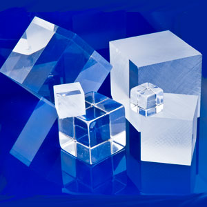Clear Solid Acrylic Cube 1 x 1
