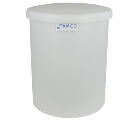 29 Gallon Natural Round Tamco® Tank with Cover - 18