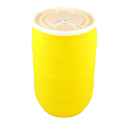 30 Gallon Yellow Tamco ® Open Head Drum with Plain Lids
