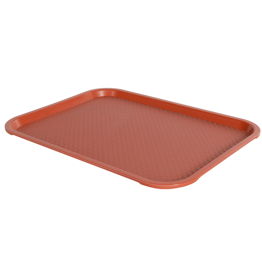 Orange Polypropylene Food Tray - 16-5 16