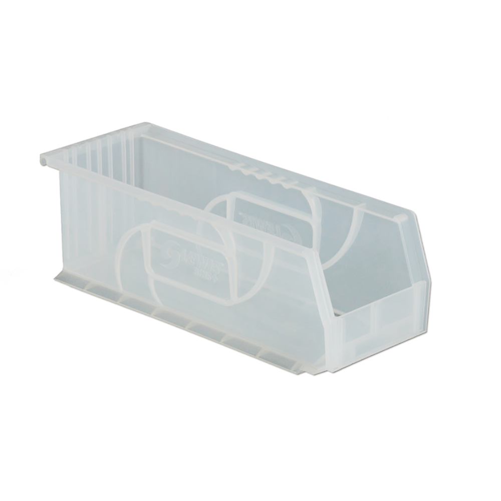 14 3 4 L X 5 1 2 W X 5 Hgt Clear Hang And Stack Bin U S Plastic Corp