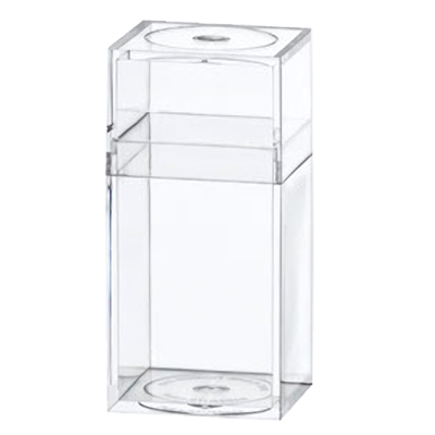 6pieces 70mmx50mmx22mm Rectangle Clear Plastic Box,transparent Ps Box With  Lid,clear Box Container,plastic Cases AB62 