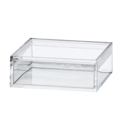 Clear Plastic Box with Removable Lid 2-5/16" L x 2-5/16" W x 6-3/16