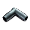 1/2" Hose ID x 1/4" Hose ID Black HDPE Elbow