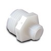 1/4" MNPT x 3/4" MGHT Natural Nylon Adapter