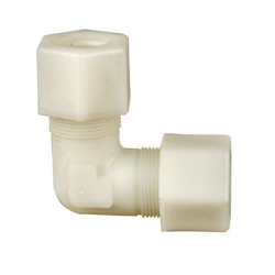 Jaco Kynar®, Nylon & Polypropylene Tube Elbow Fittings