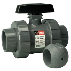 Hayward® TBZ Series True Union "Z-Ball" Valves for Sodium Hypochlorite