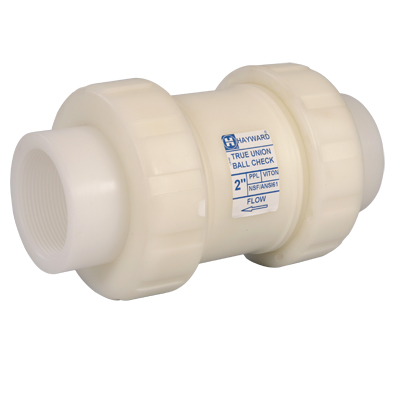 check valves polypropylene ball union true hayward plastic usplastic