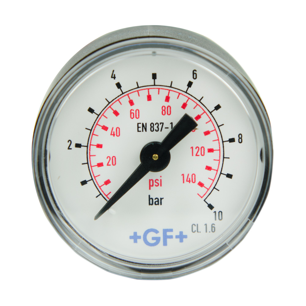 Brass Pressure Gauge 150 PSI U.S. Plastic Corp.