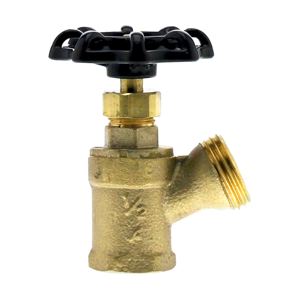 1/2" FNPT X 3/4" GHT No Lead Brass Boiler Drain | U.S. Plastic Corp.